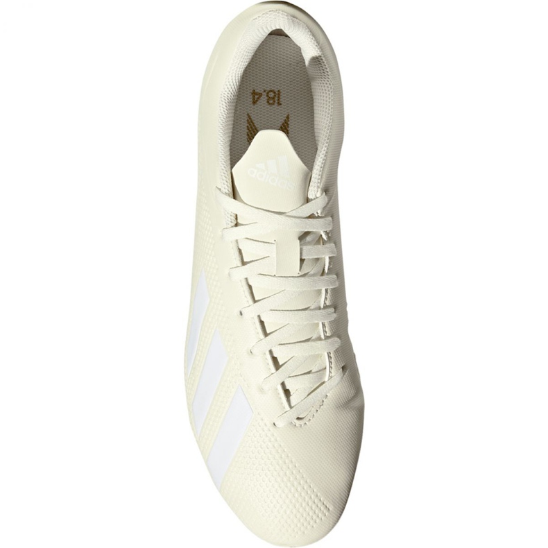 Scarpe da calcio Adidas X 18.4 Fg M DB2187 beige bianca 2