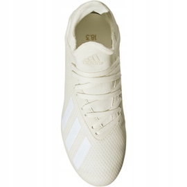 Scarpe da calcio Adidas X 18.3 Fg Jr DB2417 multicolore bianco 2
