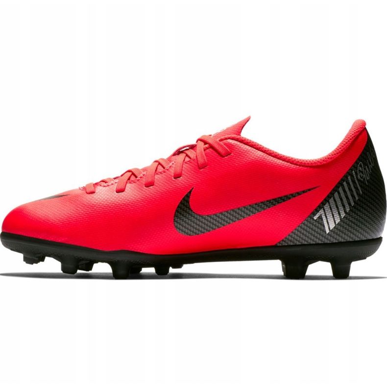 Nike Mercurial Vapor 12 Club Gs CR7 FG / MG Jr AJ3095-600 Scarpe da calcio multicolore rosso 1