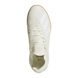 Scarpe da calcio Adidas X Tango 18.3 In Jr DB2427 bianca bianca 1