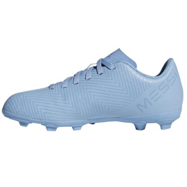Scarpe da calcio Adidas Nemeziz Messi 18.4 FxG Jr DB2368 multicolore blu 1