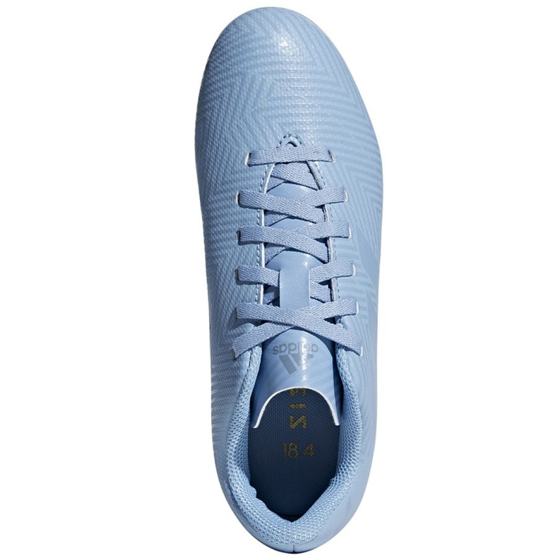 Scarpe da calcio Adidas Nemeziz Messi 18.4 FxG Jr DB2368 multicolore blu 2
