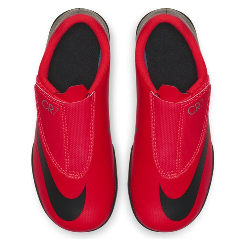 Scarpe indoor Nike Mercurial Vapor 12 Club Ps (V) CR7 Ic Jr AJ3107-600 rosso rosso 1