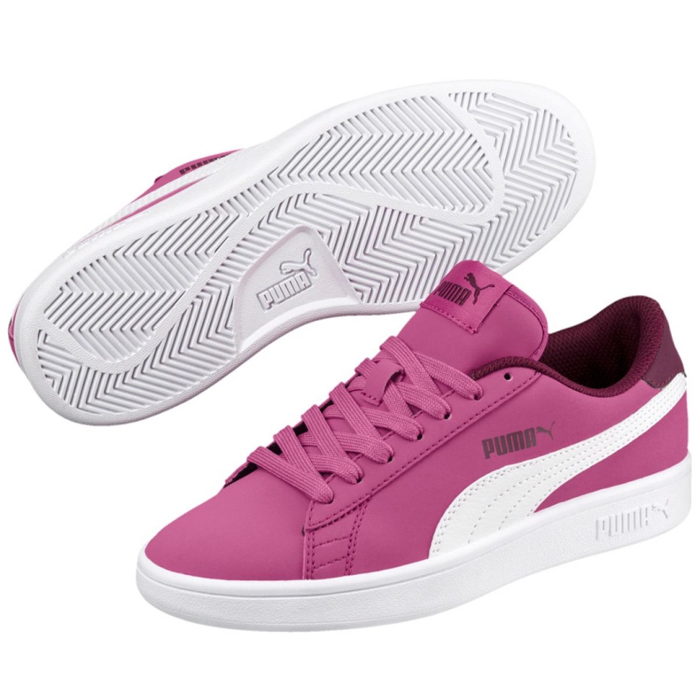 Puma Smash v2 Buck Jr 365182 06 bianca rosa 1