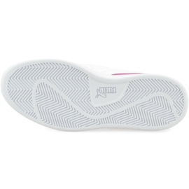 Puma Smash v2 Buck Jr 365182 06 bianco rosa 2