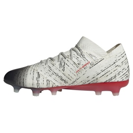 Scarpe da calcio Adidas Nemeziz 18.1 Fg M BB9425 bianco bianco 1