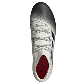 Scarpe da calcio Adidas Nemeziz 18.1 Fg M BB9425 bianca bianca 2