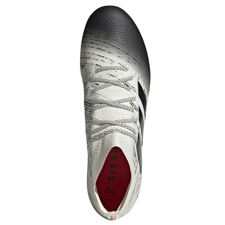 Scarpe da calcio Adidas Nemeziz 18.1 Fg M BB9425 bianco bianco 2
