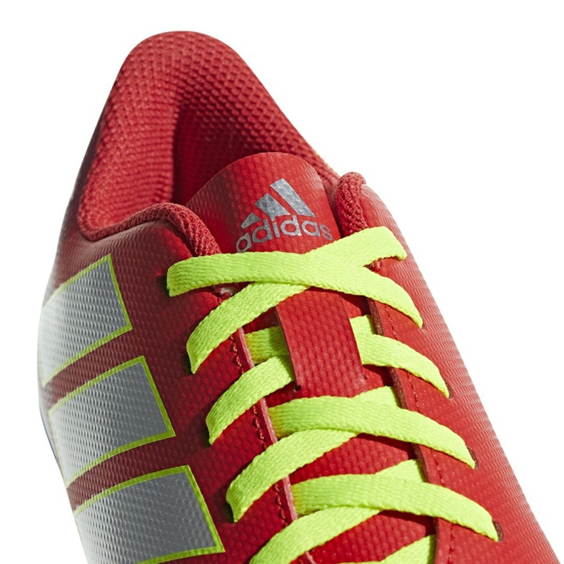 Scarpe da calcio Adidas Nemeziz Messi 18.4 FxG Jr CM8630 multicolore rosso 2
