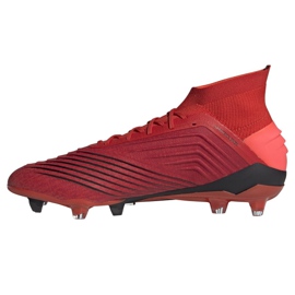Scarpe da calcio Adidas Predator 19.1 Fg M BC0552 multicolore rosso 1