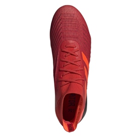 Scarpe da calcio Adidas Predator 19.1 Fg M BC0552 multicolore rosso 2