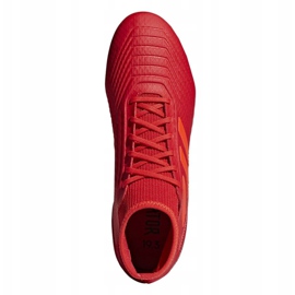 Scarpe da calcio Adidas Predator 19.3 Fg M BB9334 multicolore rosso 2
