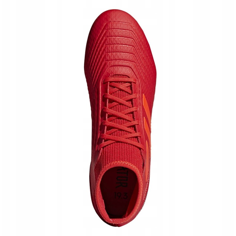 Scarpe da calcio Adidas Predator 19.3 Fg M BB9334 multicolore rosso 2