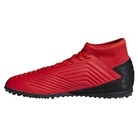 Scarpe da calcio Adidas Predator 19.3 Tf Jr CM8547 rosso rosso 1