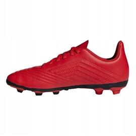 Scarpe da calcio Adidas Predator 19.4 FxG Jr CM8541 multicolore rosso 1