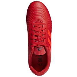 Scarpe da calcio Adidas Predator 19.4 FxG Jr CM8541 multicolore rosso 2