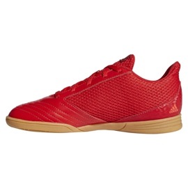 Scarpe indoor adidas Predator 19.4 In Sala Jr CM8552 multicolore rosso 1