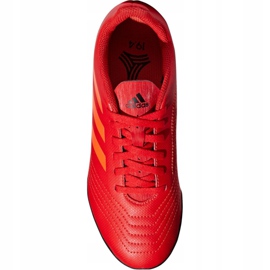 Scarpe da calcio Adidas Predator 19.4 Tf Jr CM8557 multicolore rosso 2