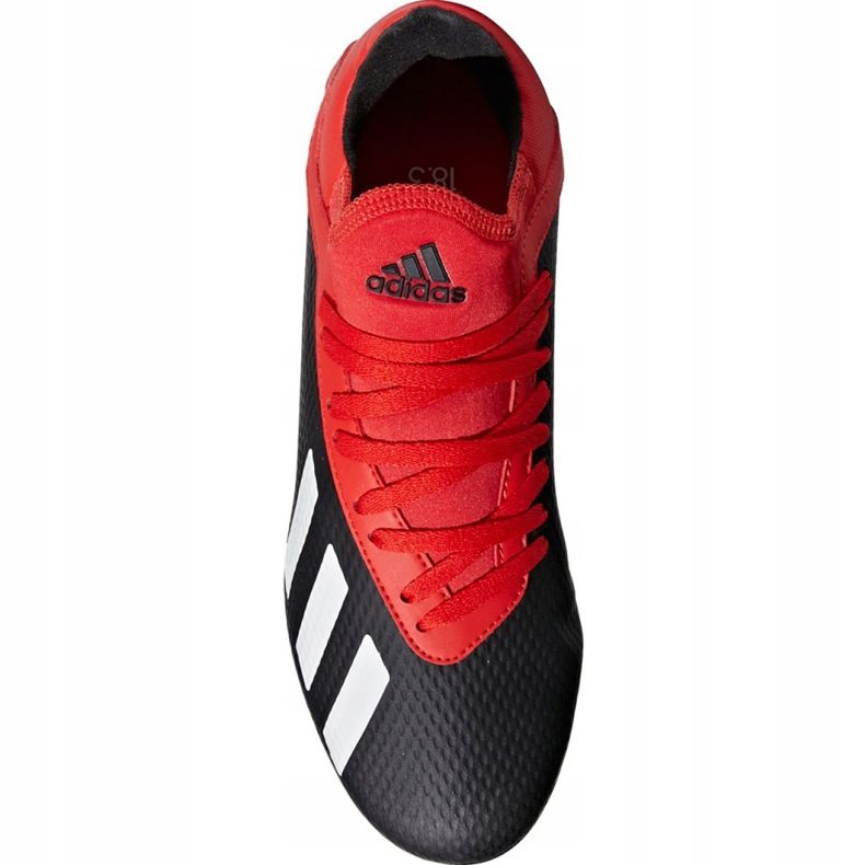 Scarpe da calcio Adidas X 18.3 Fg Jr BB9370 nero nero 1