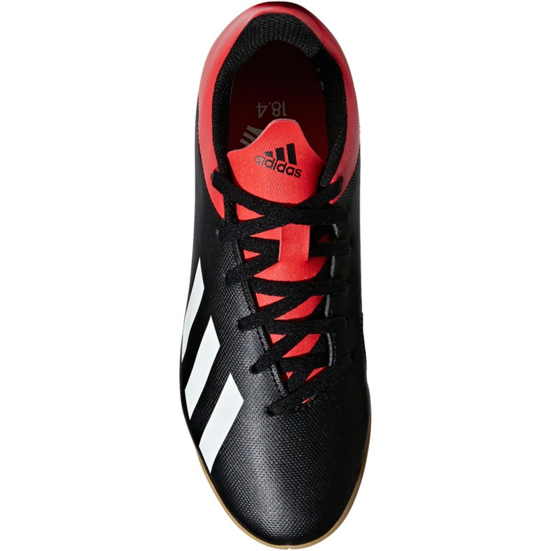 Scarpe indoor adidas X 18.4 In Jr B9409 nero nero 1