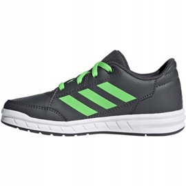 Scarpe Adidas AltaSport Jr D96868 grigio verde 2