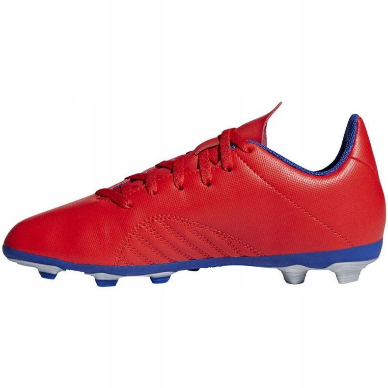 Scarpe da calcio Adidas X 18.4 FxG Jr BB9379 multicolore arance e rossi 2