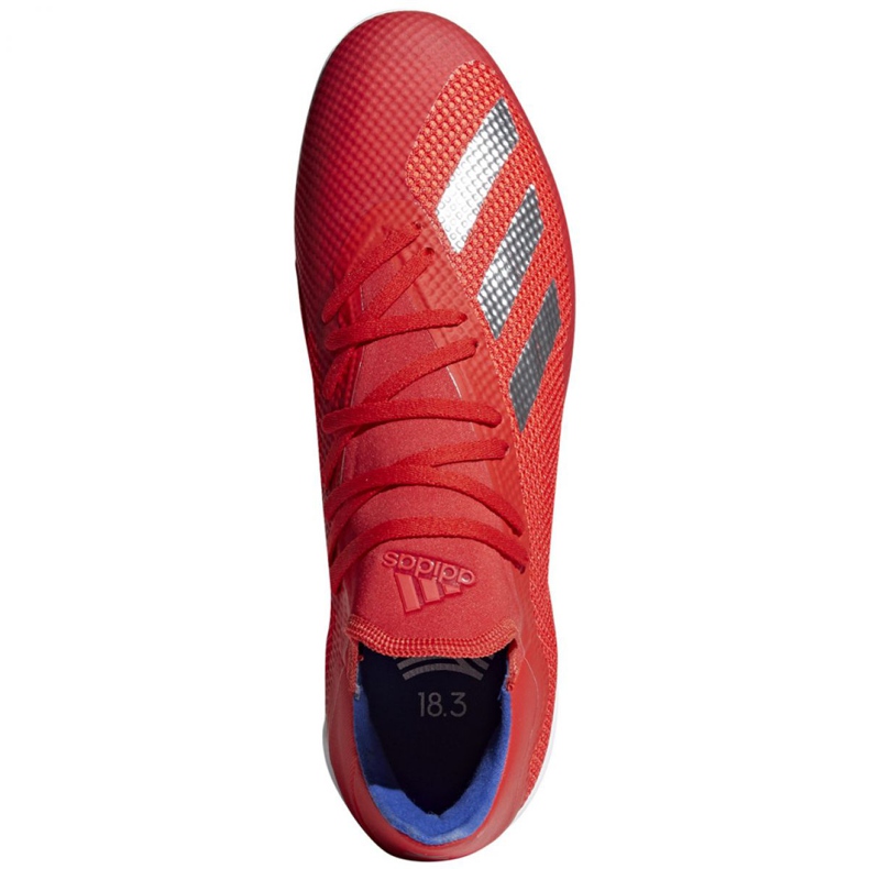 Scarpe indoor adidas X 18.3 In M BB9392 multicolore rosso 1