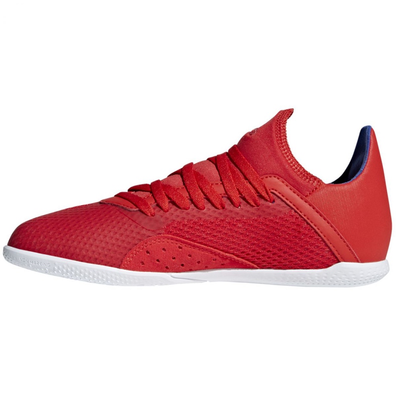 Scarpe indoor adidas X 18.3 In Jr BB9396 multicolore rosso 2