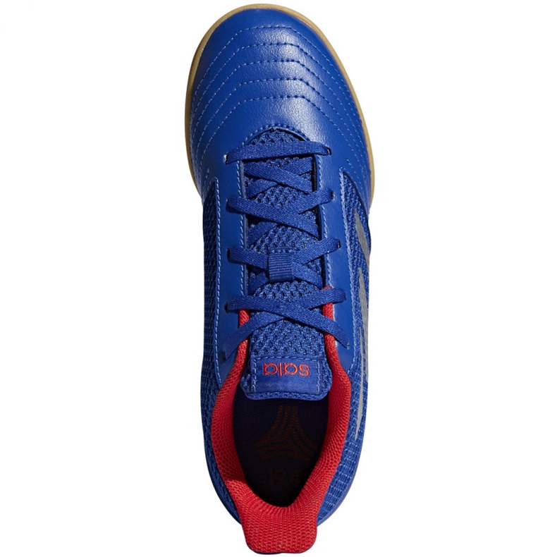 Scarpe indoor adidas Predator 19.4 In Sala Jr CM8551 blu blu 2