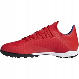 Scarpe da calcio Adidas X 18.3 Tf M BB9399 multicolore arance e rossi 2
