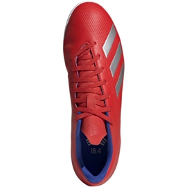 Scarpe indoor adidas X 18.4 In M BB9406 multicolore rosso 1