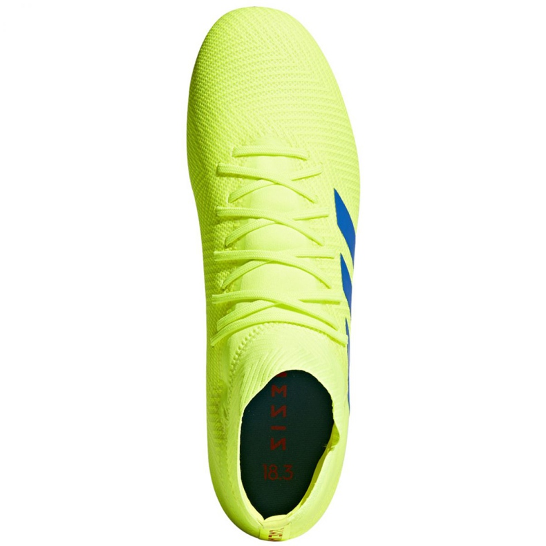 Scarpe da calcio Adidas Nemeziz 18.3 Fg M BB9438 multicolore giallo 1