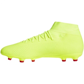 Scarpe da calcio Adidas Nemeziz 18.3 Fg M BB9438 multicolore giallo 2