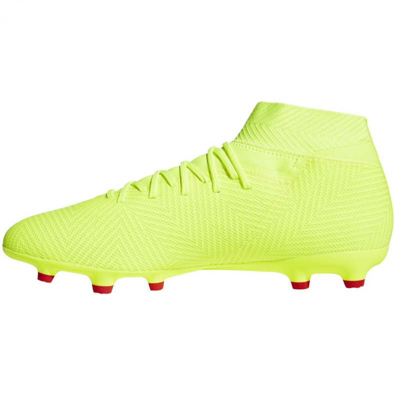 Scarpe da calcio Adidas Nemeziz 18.3 Fg M BB9438 multicolore giallo 2