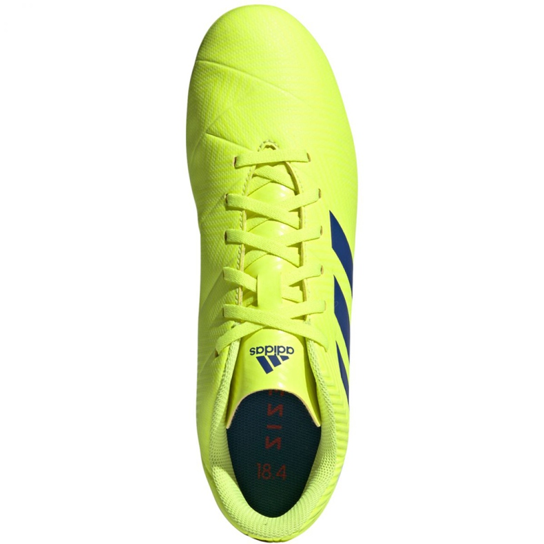 Scarpe da calcio Adidas Nemeziz 18.4 FxG M BB9440 giallo giallo 1