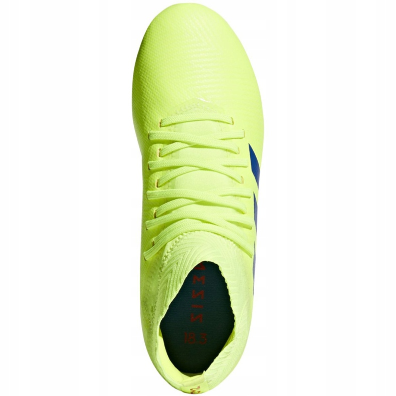 Le scarpe da calcio adidas Nemeziz 18.3 Fg Jr CM8505 giallo giallo 1