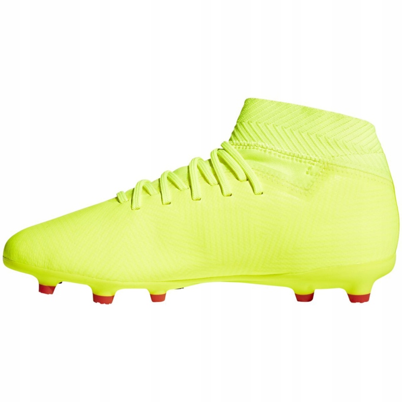 Le scarpe da calcio adidas Nemeziz 18.3 Fg Jr CM8505 giallo giallo 2