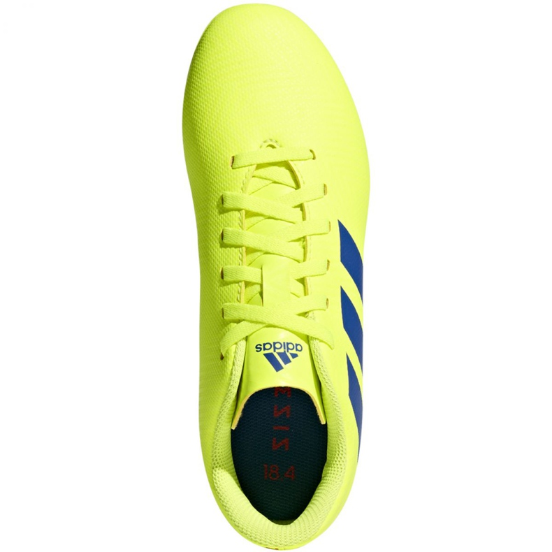 Scarpe da calcio Adidas Nemeziz 18.4 FxG Jr CM8509 multicolore giallo 1