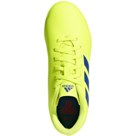 Scarpe indoor adidas Nemeziz 18.4 In Jr CM8519 giallo giallo 2