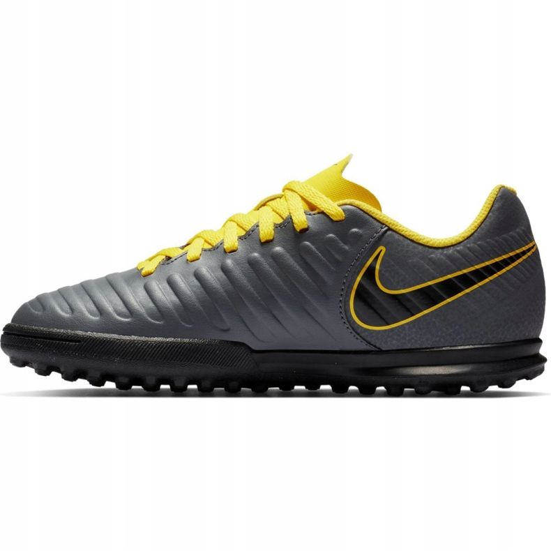 Nike Tiempo Legend 7 Club Tf Jr AH7261-070 scarpe da calcio nero grigio 1