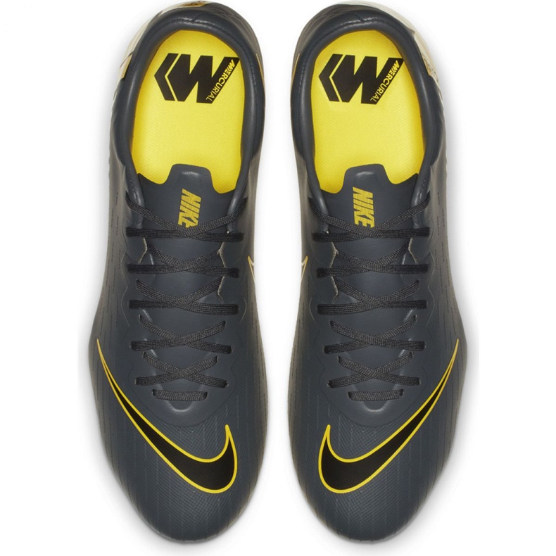 Nike Mercurial Vapor 12 Pro Fg M AH7382-070 scarpe da calcio grigio grigio 2