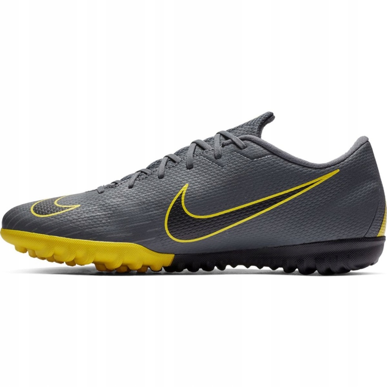 Nike Mercurial Vapor X 12 Academy Tf M AH7384-070 scarpe da calcio nero grigio 1