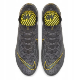 Nike Mercurial Superfly 6 Elite Ag Pro M AH7377-070 scarpe da calcio nero grigio 2