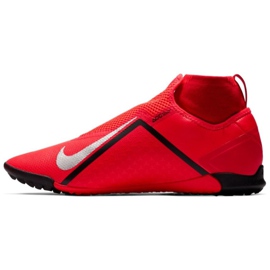 Scarpa da calcio Nike React Phantom Vsn Pro Df Tf M AO3277-600 rosso rosso 1