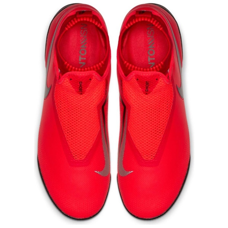 Scarpa da calcio Nike React Phantom Vsn Pro Df Tf M AO3277-600 rosso rosso 2