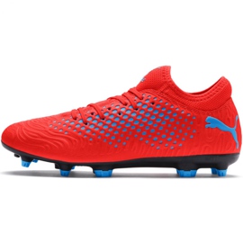 Scarpe da calcio Puma Future 19.4 Fg Ag M 105545 01 multicolore rosso 1