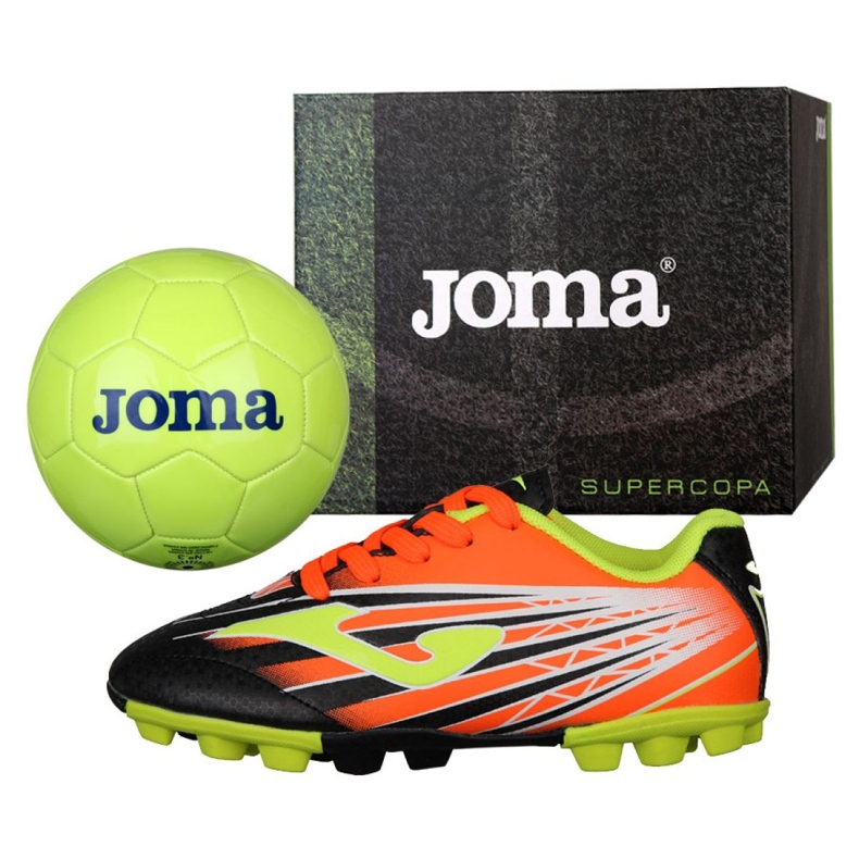 Scarpe Calcio Joma Super Copa Jr Fg SCJS.901.24 + Pallone Libero multicolore multicolore 1