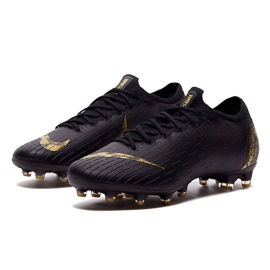 Nike Mercurial Vapor 12 Elite Ag Pro M AH7379-077 scarpe da calcio nero nero 2