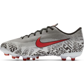 Nike Mercurial Vapor 12 Academy Neymar FG / MG Jr AO2896-170 scarpe da calcio bianco bianco 2