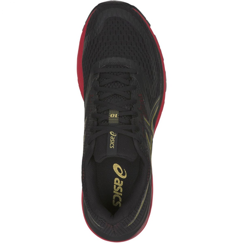 Scarpe da corsa Asics Gel Pulse 10 M 1011A604-001 nero rosso giallo 1